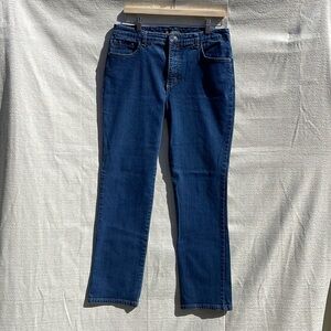 Lee Women’s Relaxed Fit Straight Leg High-rise Instantly Slim Jeans Size 14